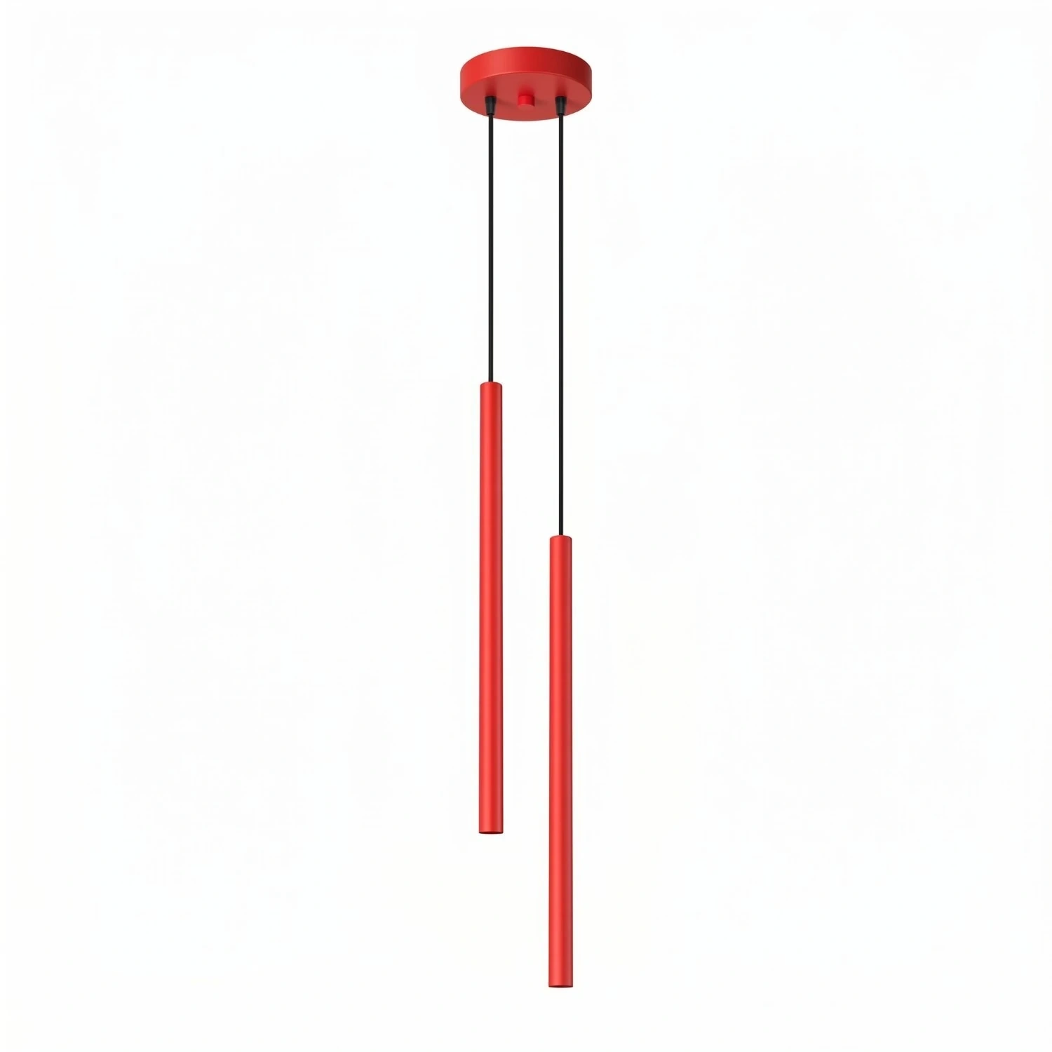Lampa wisząca PASTELO 2 czerwona