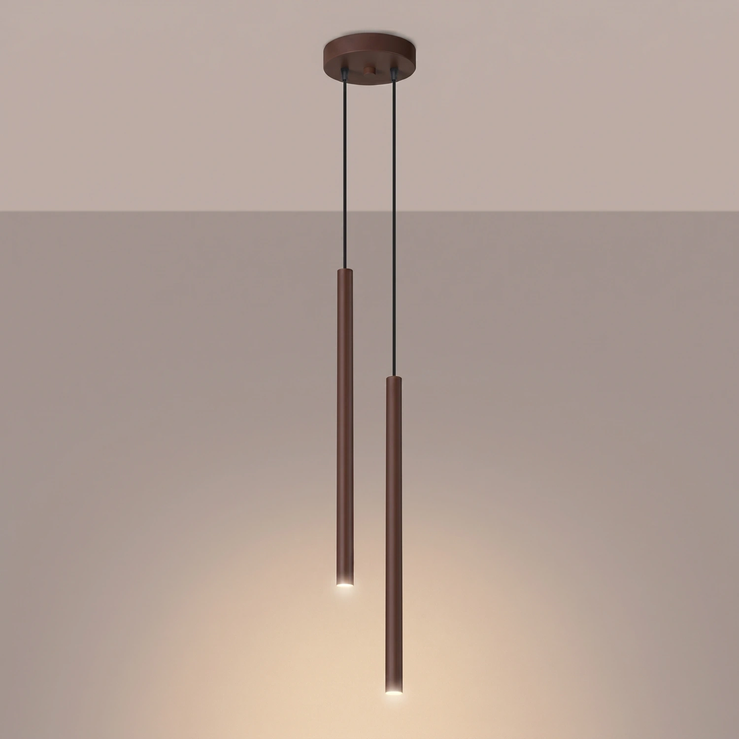Lampa wisząca PASTELO 2 brązowa - obrazek 7