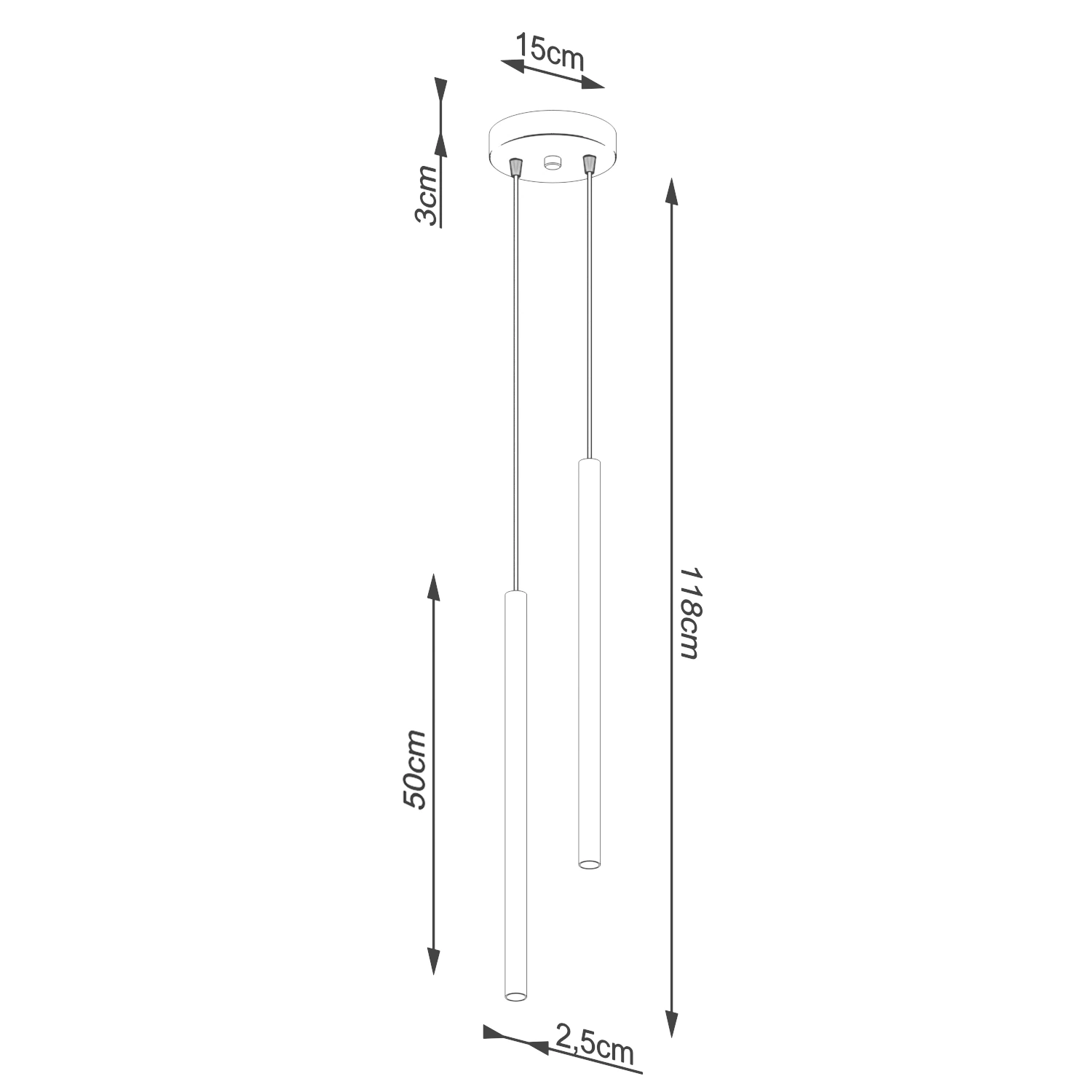 Lampa wisząca PASTELO 2 brązowa - obrazek 9