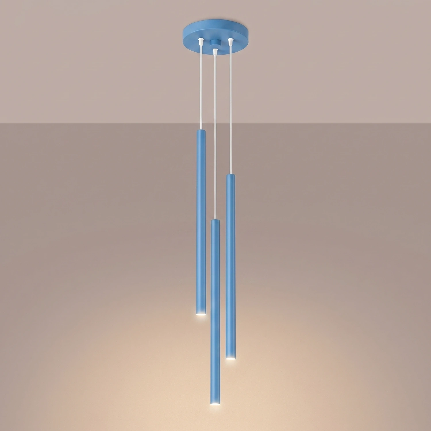 Lampa wisząca PASTELO 3P błękitna - obrazek 7