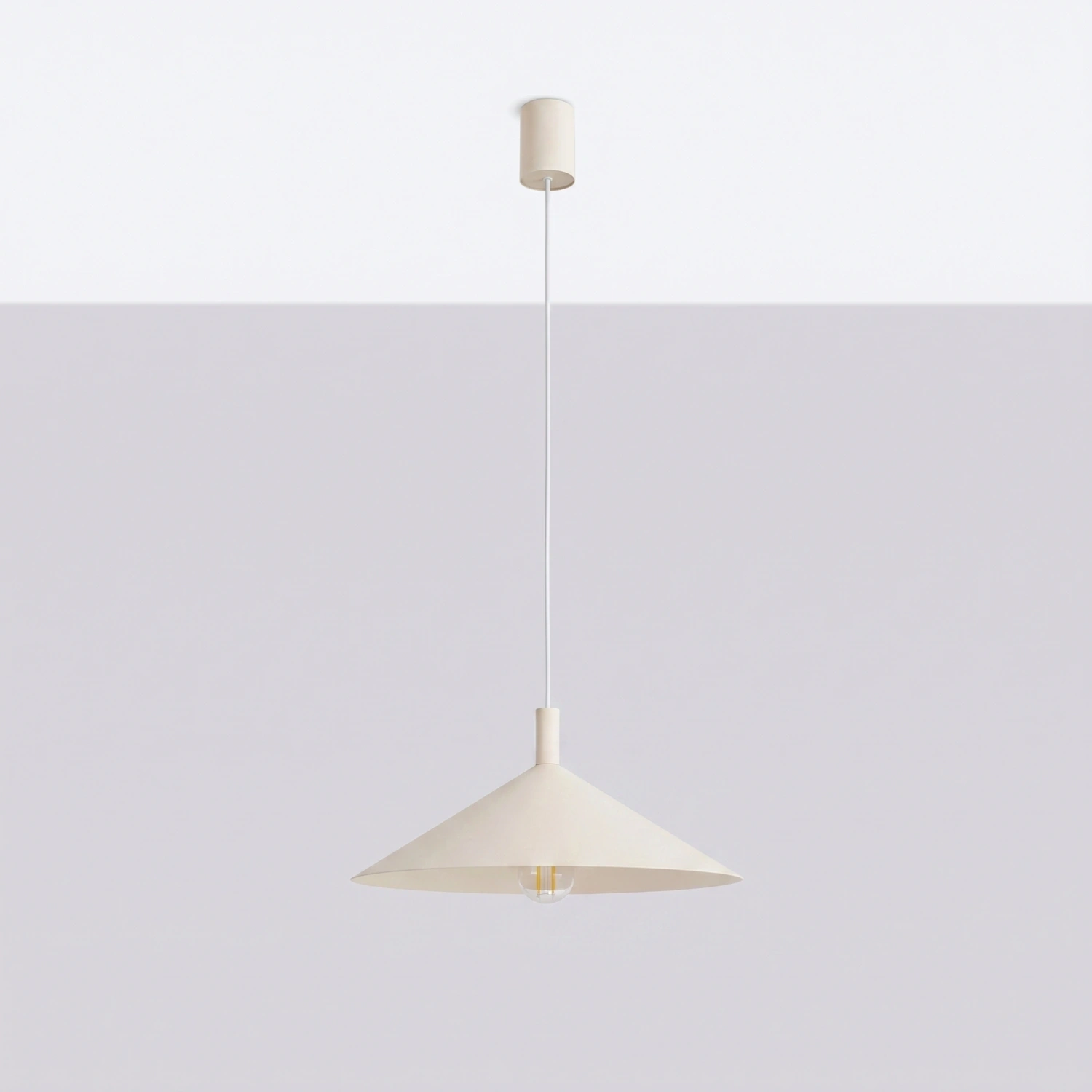 Lampa wisząca NOX 40 beżowa - obrazek 7