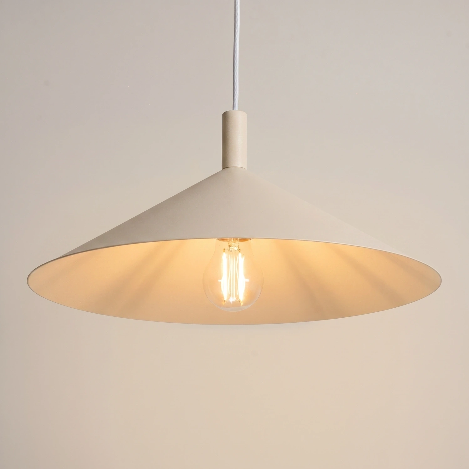 Lampa wisząca NOX 40 beżowa - obrazek 9