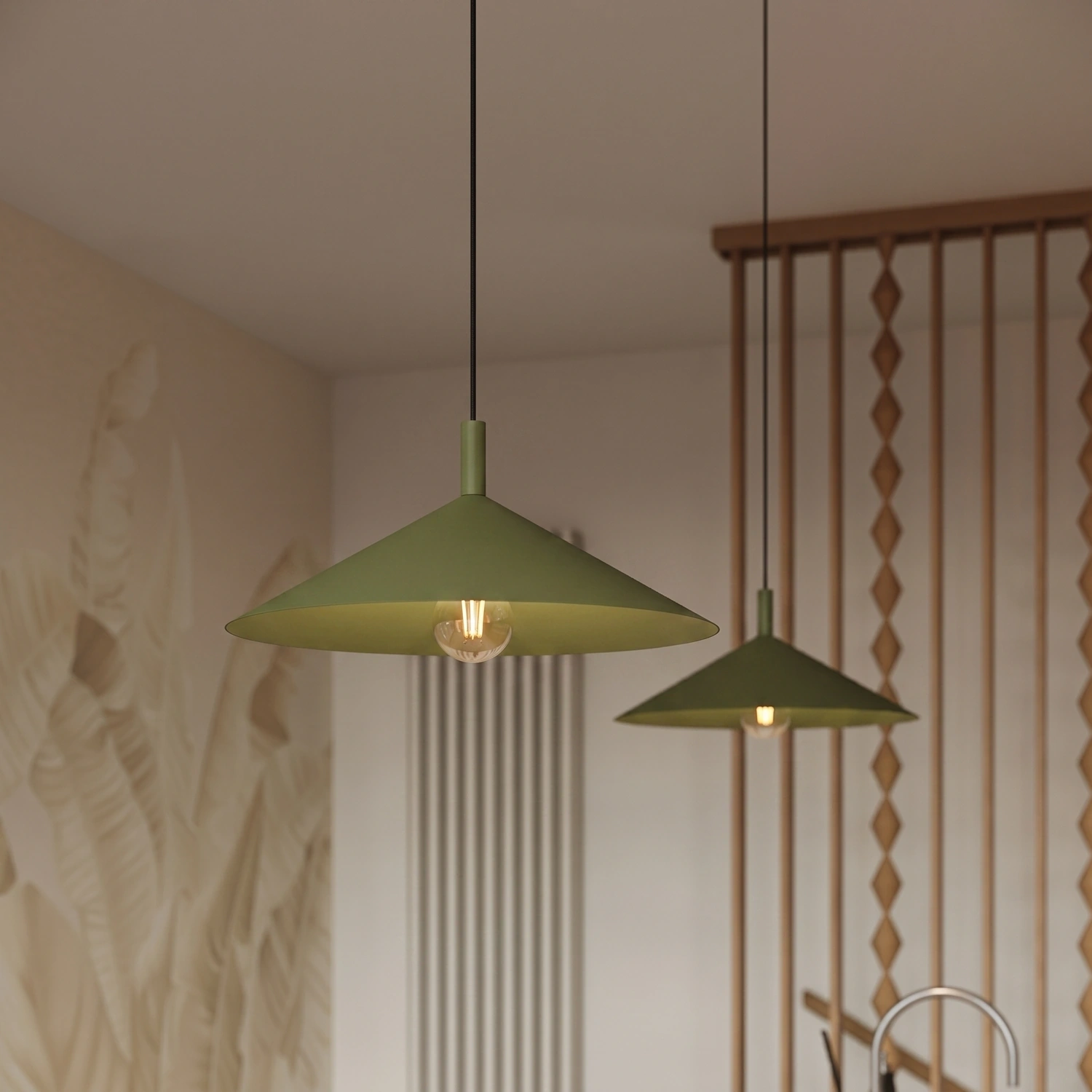 Lampa wisząca NOX 40 zielona oliwka - obrazek 5