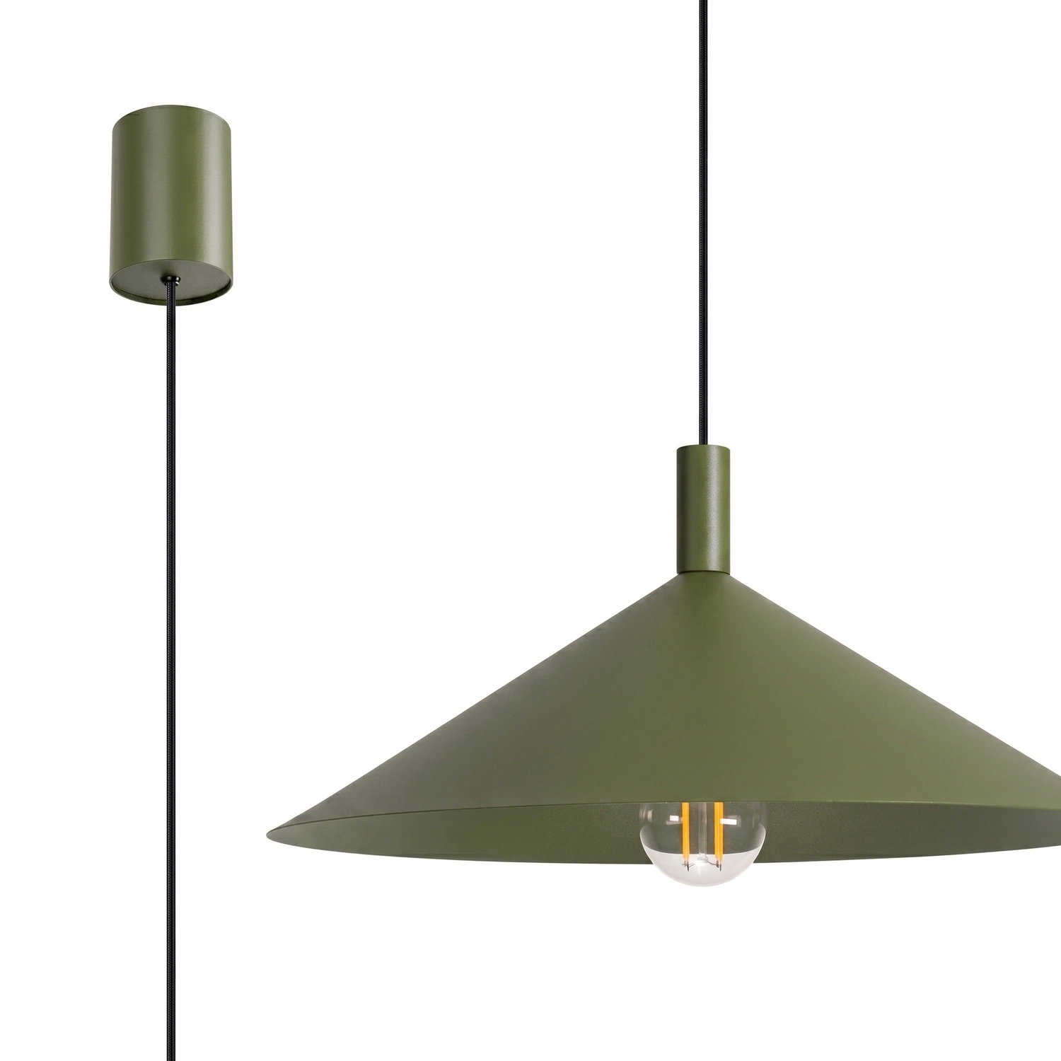 Lampa wisząca NOX 40 zielona oliwka - obrazek 6