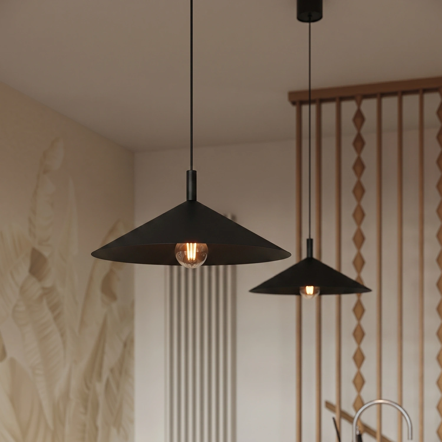 Lampa wisząca NOX 40 czarna - obrazek 5