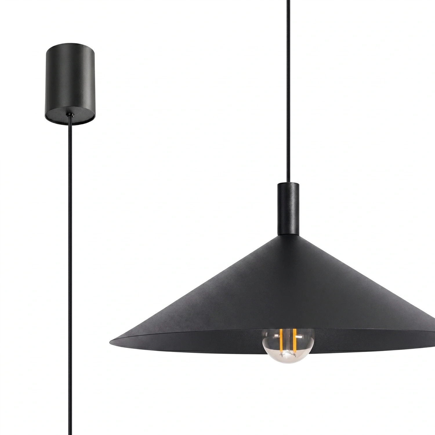 Lampa wisząca NOX 40 czarna - obrazek 6