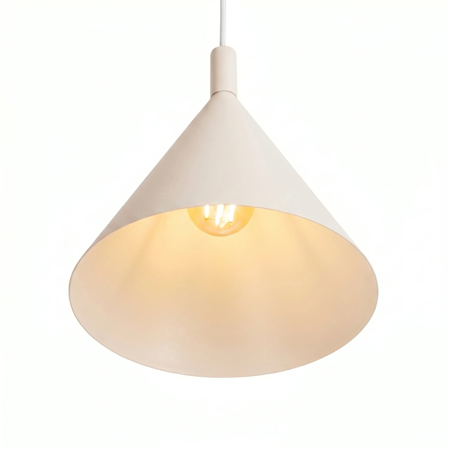 Lampa wisząca NOX 25 beżowa - obrazek 9