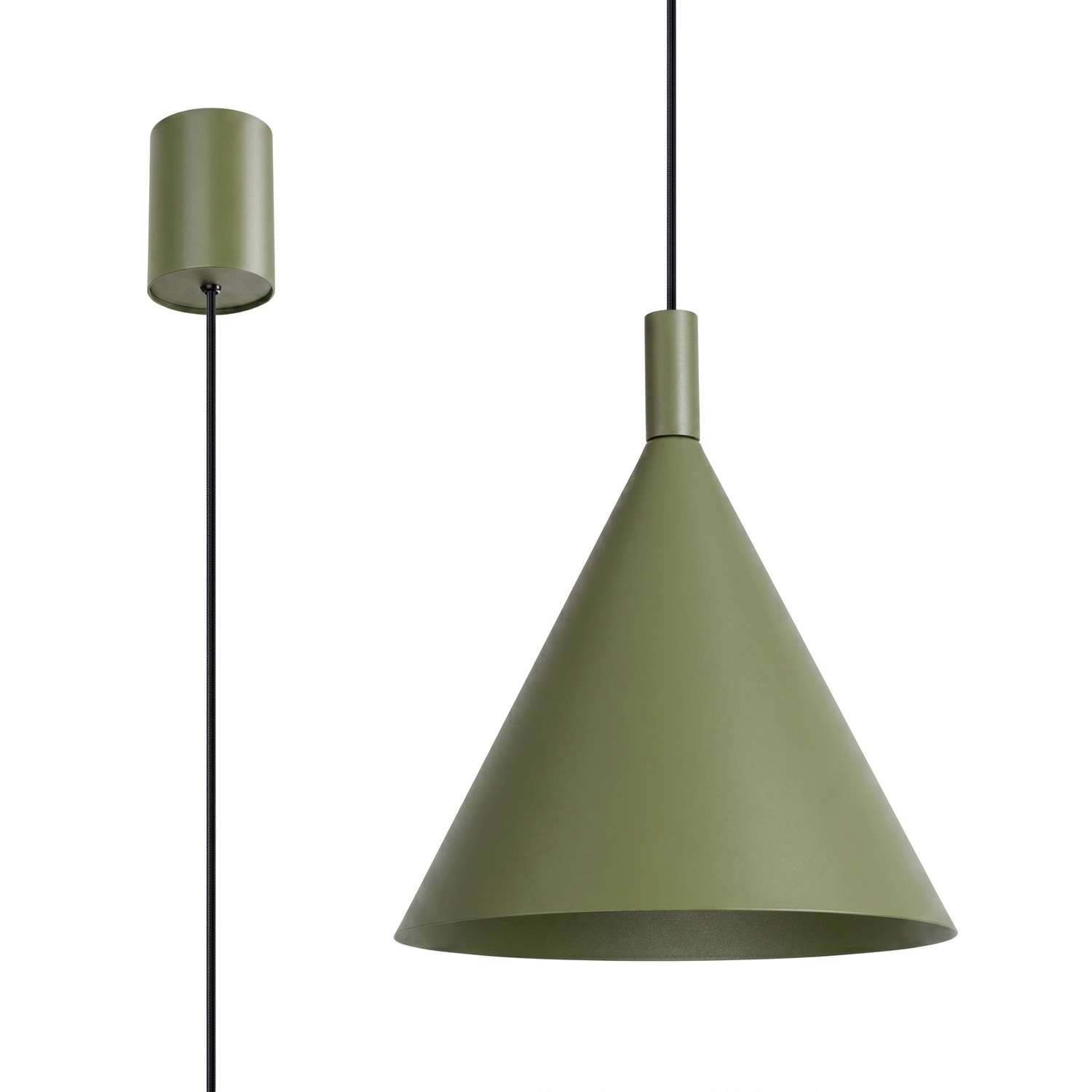 Lampa wisząca NOX 25 zielona oliwka - obrazek 6