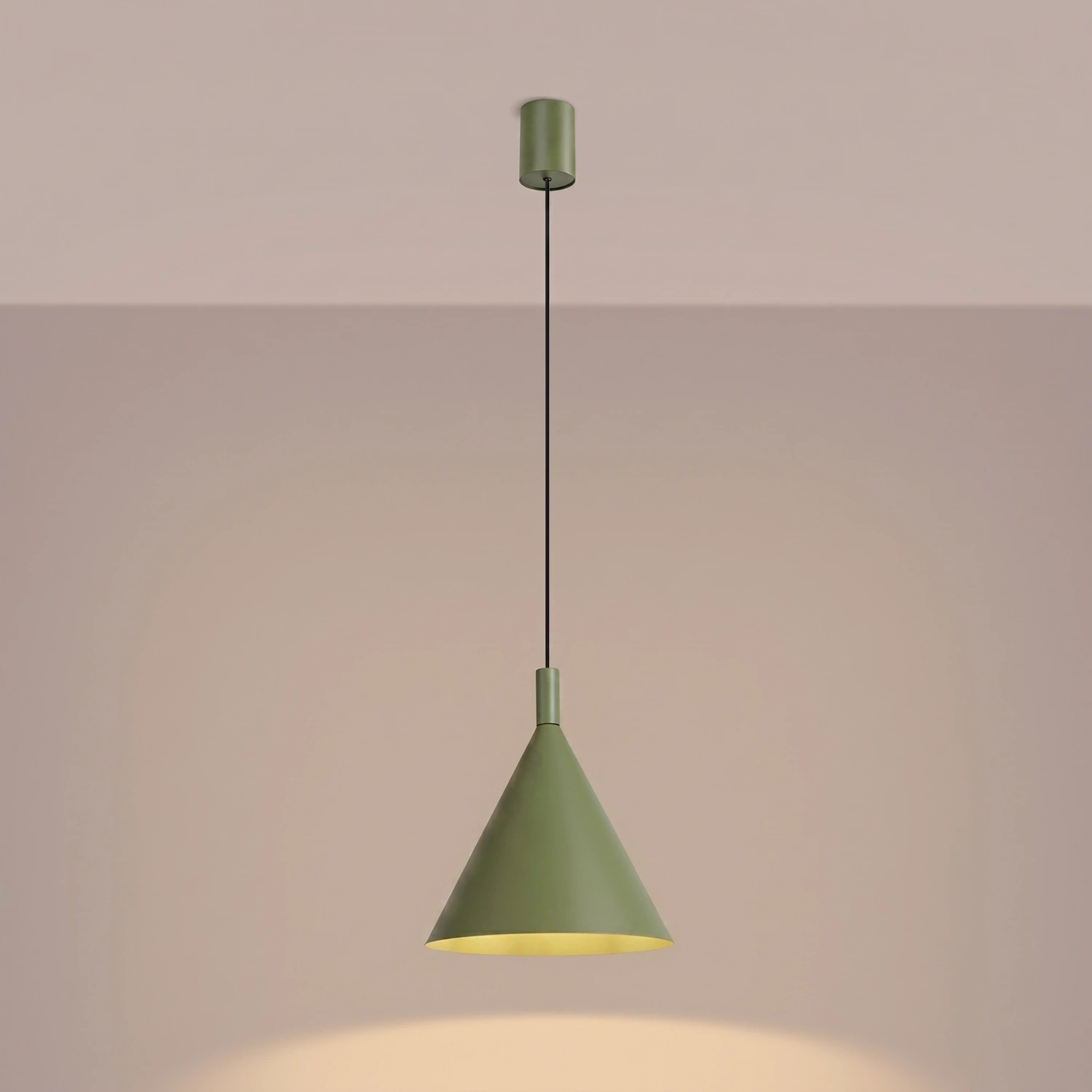 Lampa wisząca NOX 25 zielona oliwka - obrazek 8