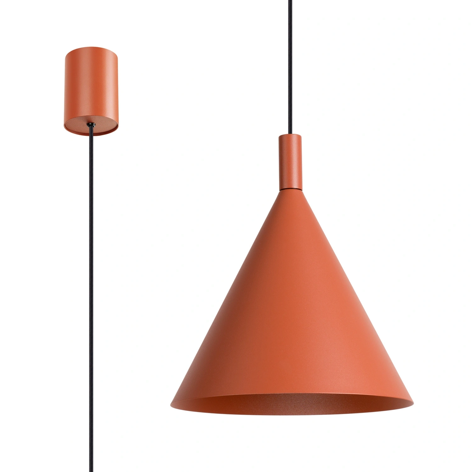 Lampa wisząca NOX 25 ochra czerwona - obrazek 6