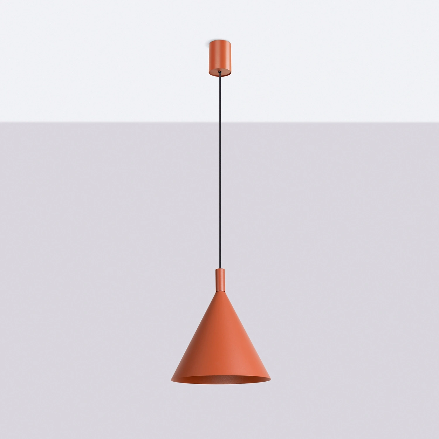 Lampa wisząca NOX 25 ochra czerwona - obrazek 7