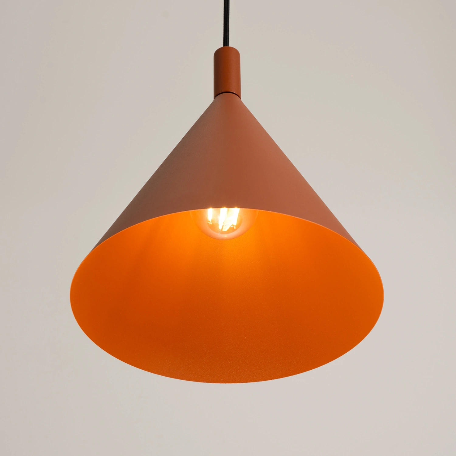 Lampa wisząca NOX 25 ochra czerwona - obrazek 9