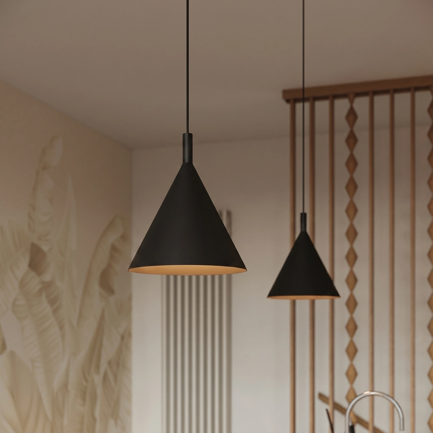 Lampa wisząca NOX 25 czarna - obrazek 5