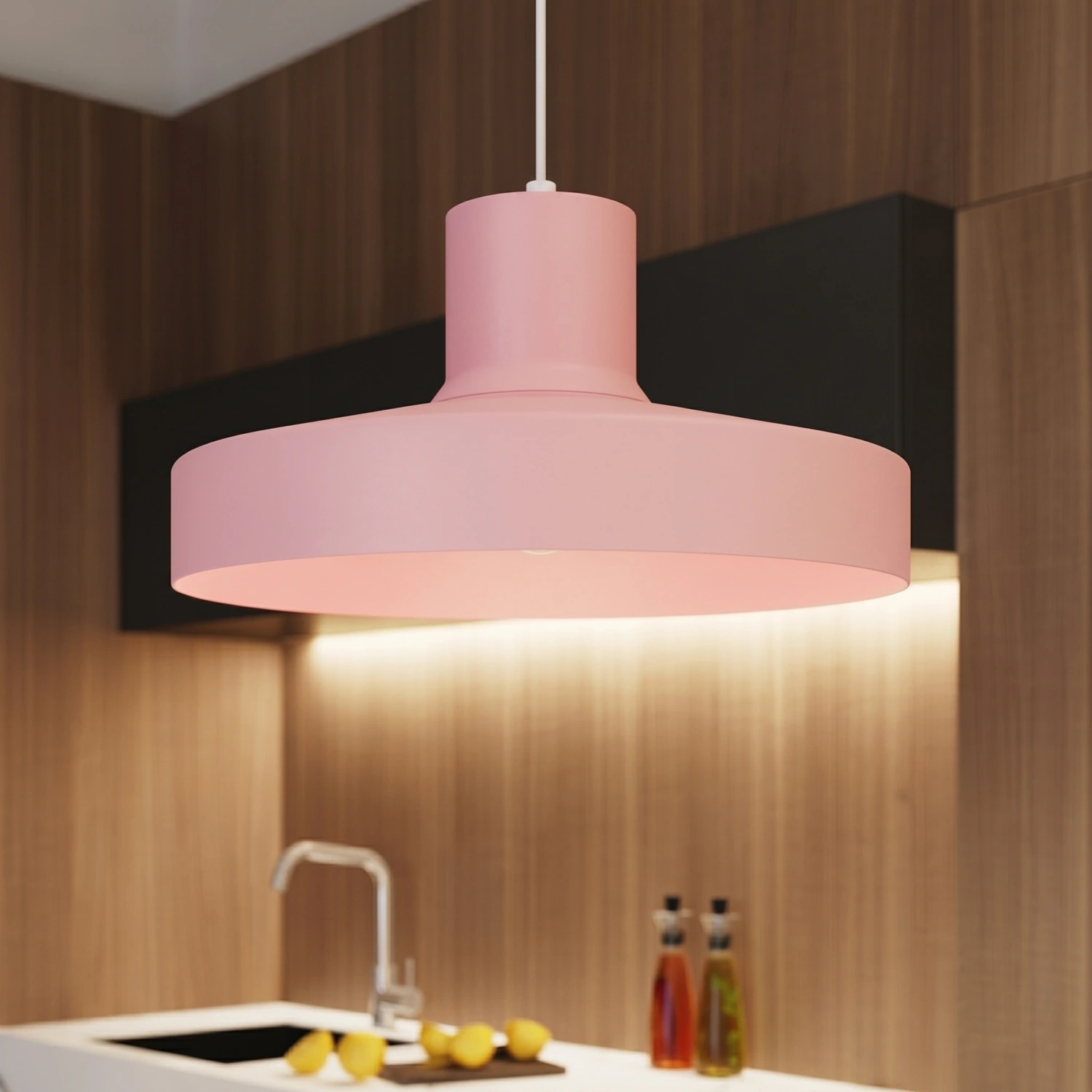 Lampa wisząca BILO różowa - obrazek 5
