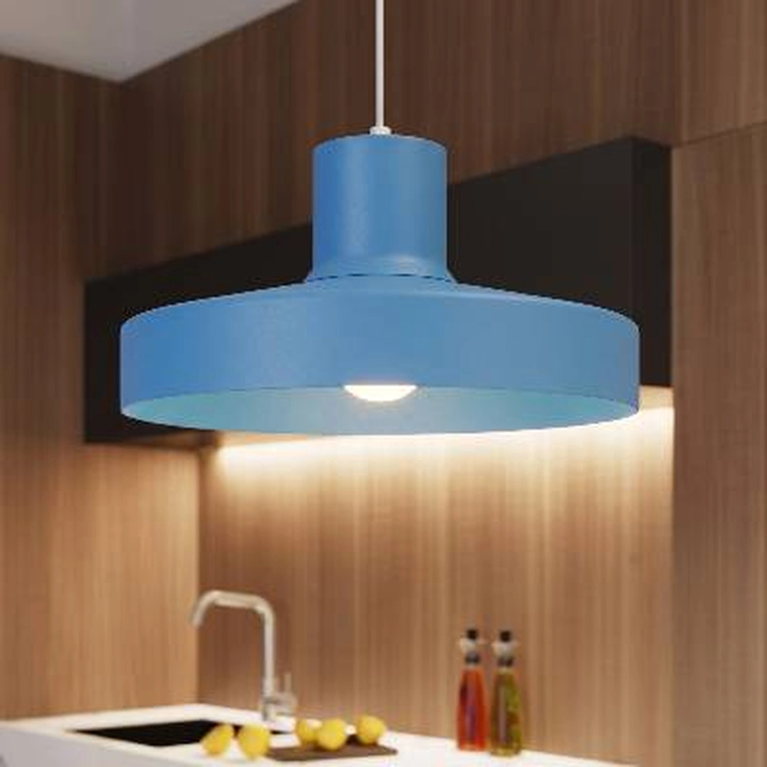 Lampa wisząca BILO błękitna - obrazek 5