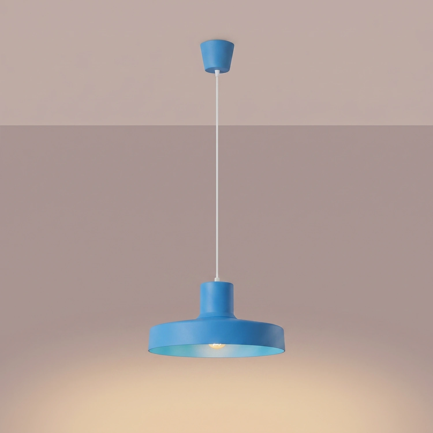Lampa wisząca BILO błękitna - obrazek 7