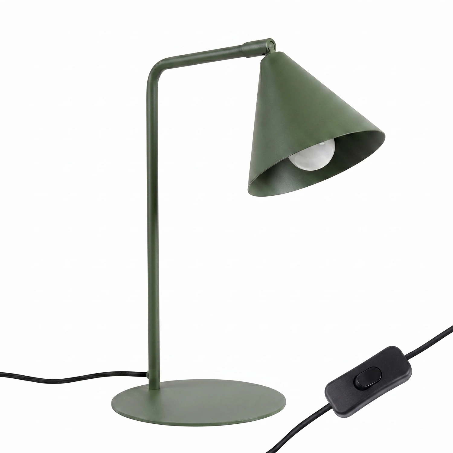 Lampa biurkowa NOX zielona oliwka - obrazek 6