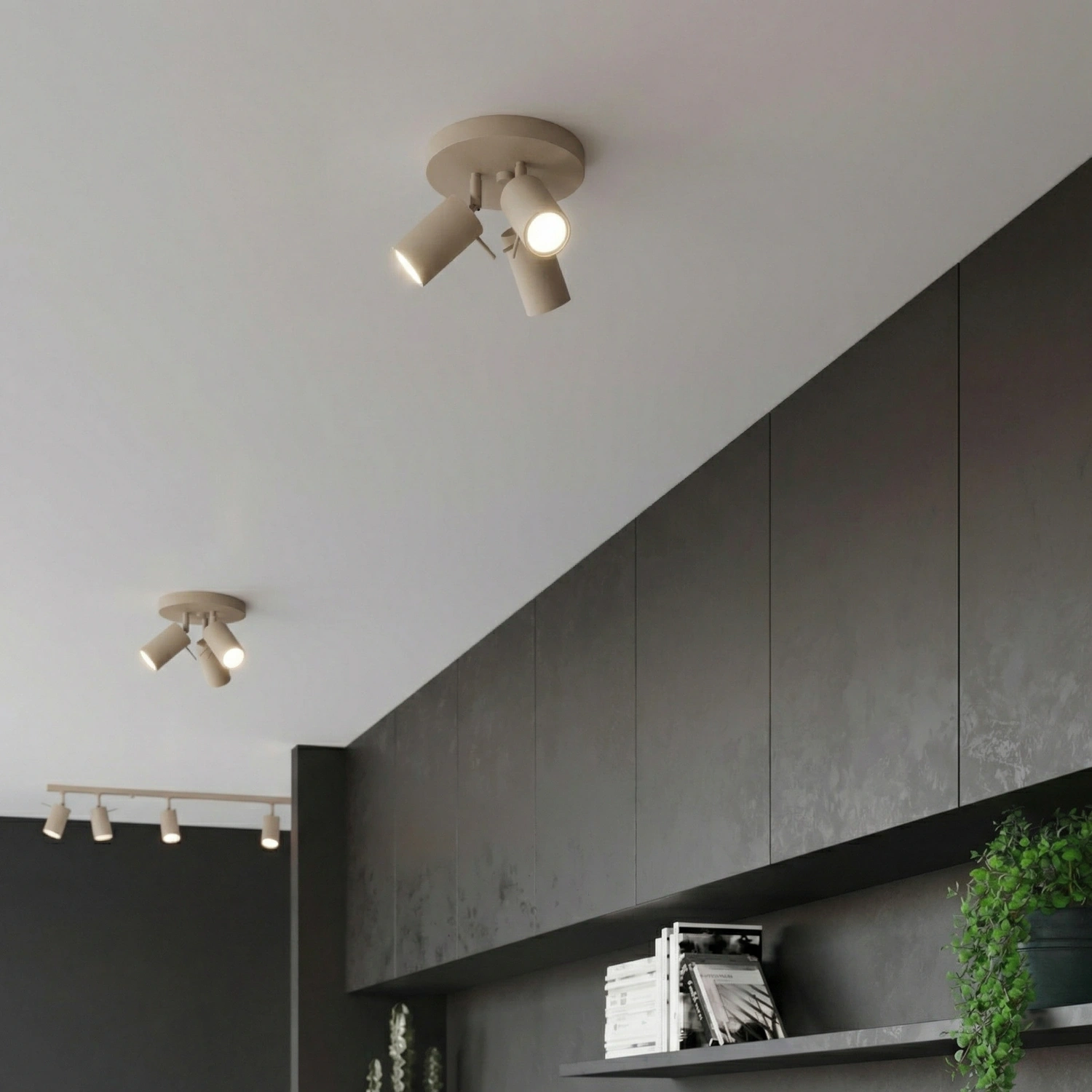 Plafon RING 3P taupe - obrazek 4