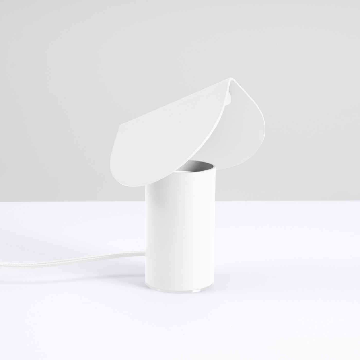 Lampa biurkowa BISCUIT biała LED 3000K - obrazek 3
