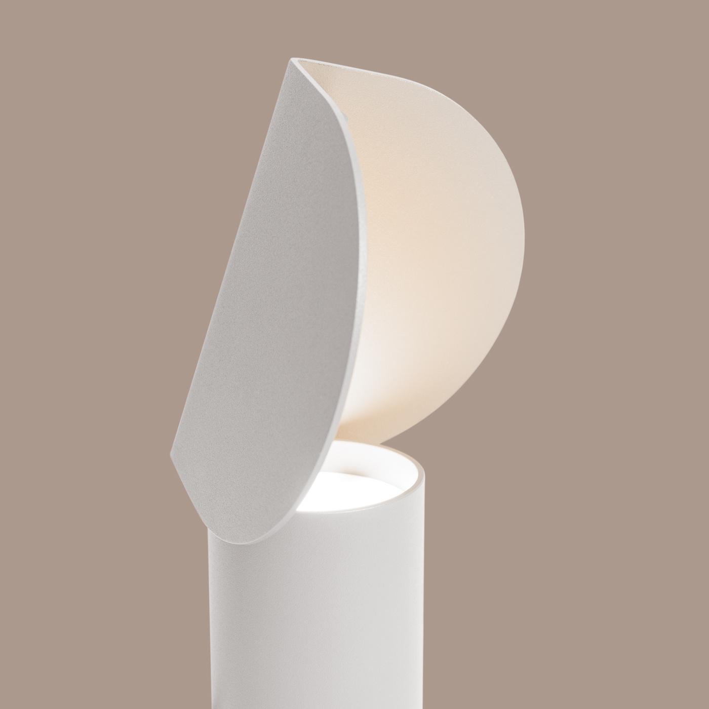 Lampa biurkowa BISCUIT biała LED 3000K - obrazek 6
