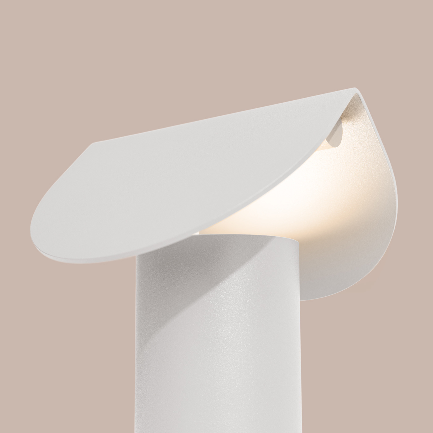 Lampa biurkowa BISCUIT biała LED 3000K - obrazek 7