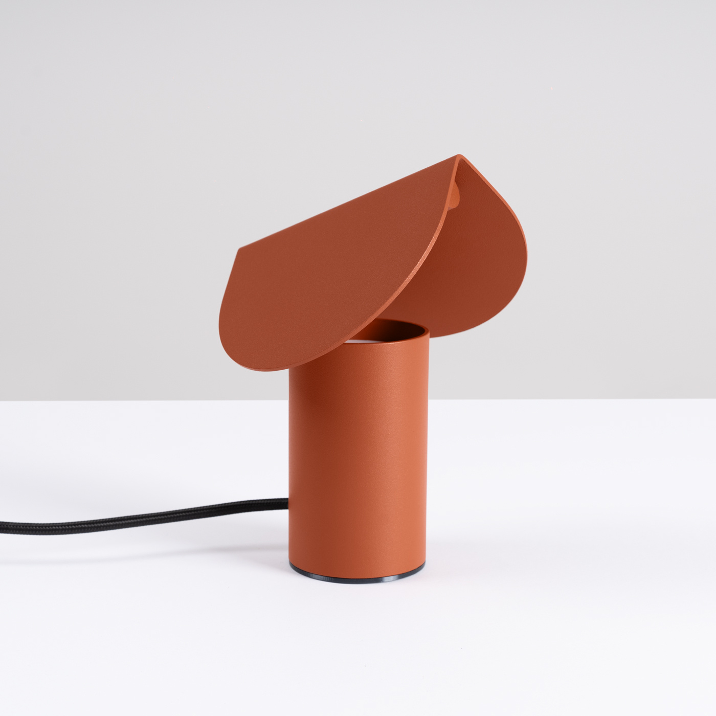 Lampa biurkowa BISCUIT ochra czerwona LED 3000K - obrazek 3