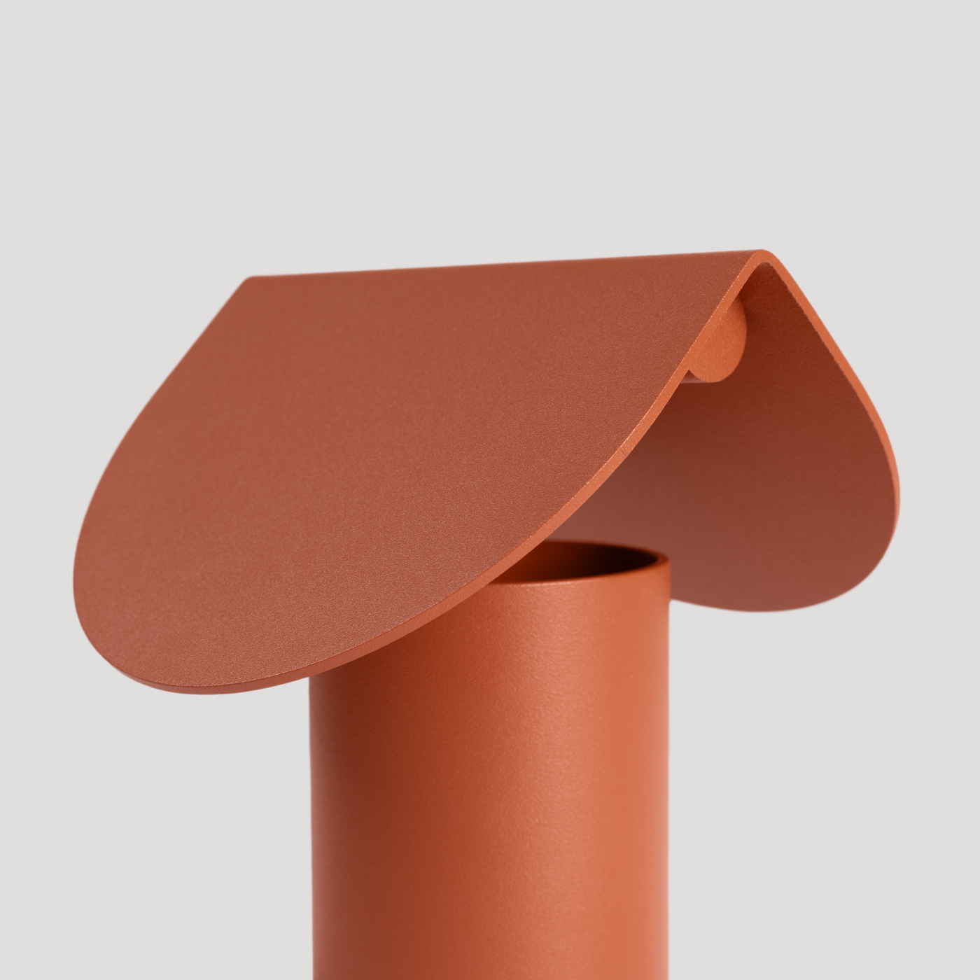 Lampa biurkowa BISCUIT ochra czerwona LED 3000K - obrazek 5
