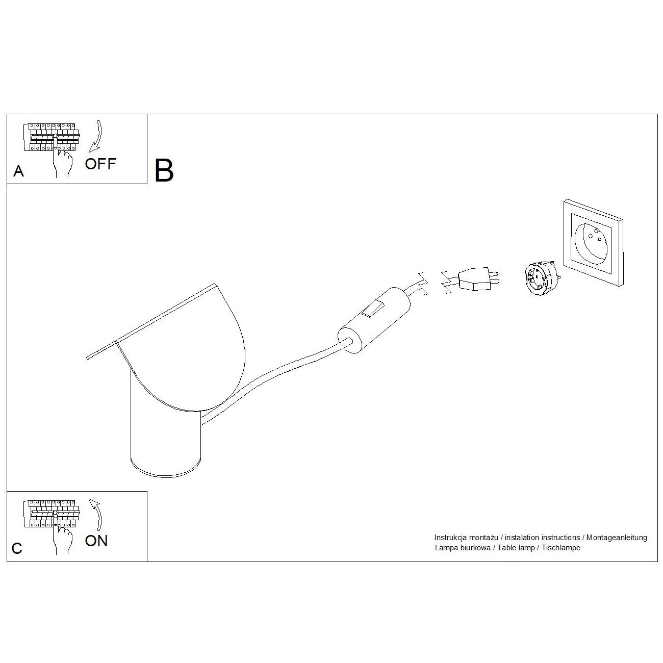 Lampa biurkowa BISCUIT ochra czerwona LED 3000K - obrazek 10