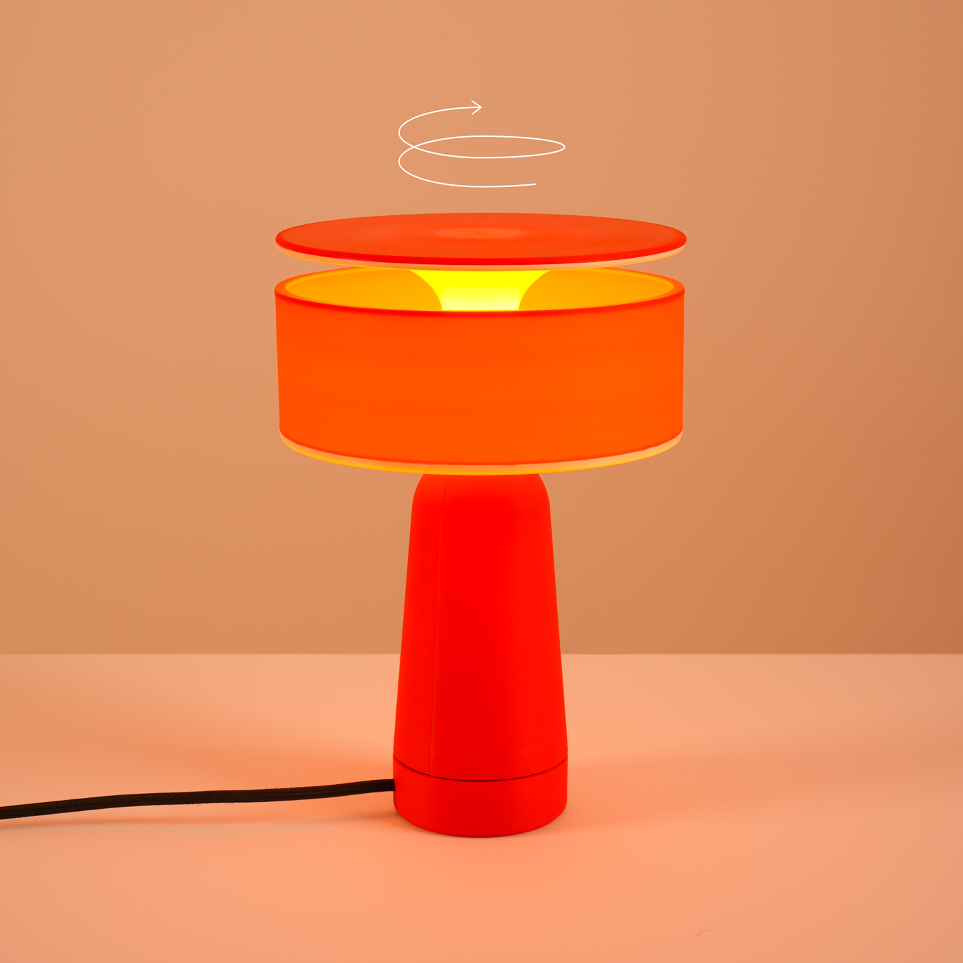 Lampa biurkowa AXO czerwona - obrazek 5