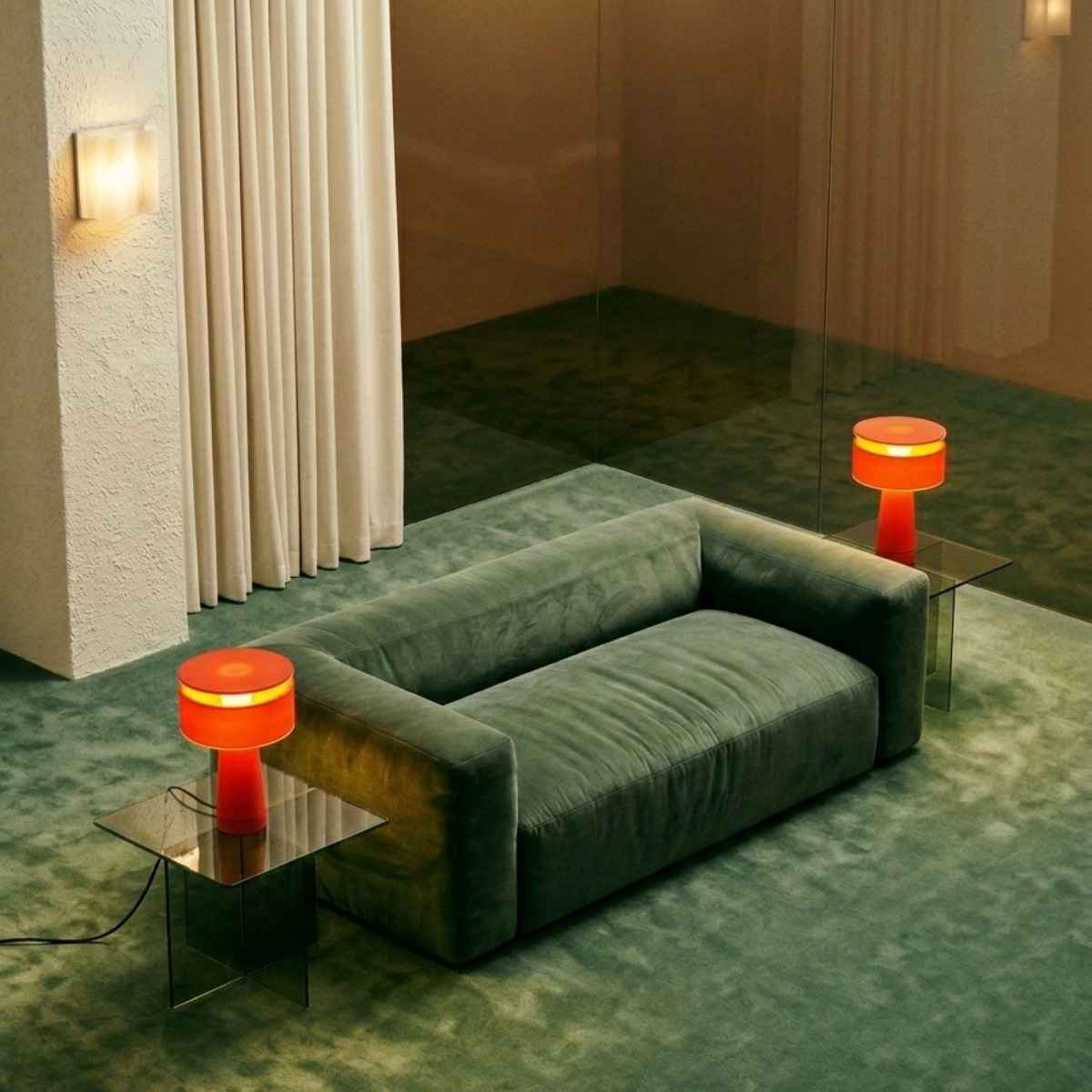 Lampa biurkowa AXO czerwona - obrazek 11
