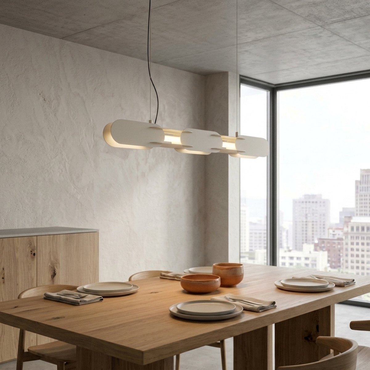 Lampa wisząca CHAIN 91 beżowa LED 4000K - obrazek 11