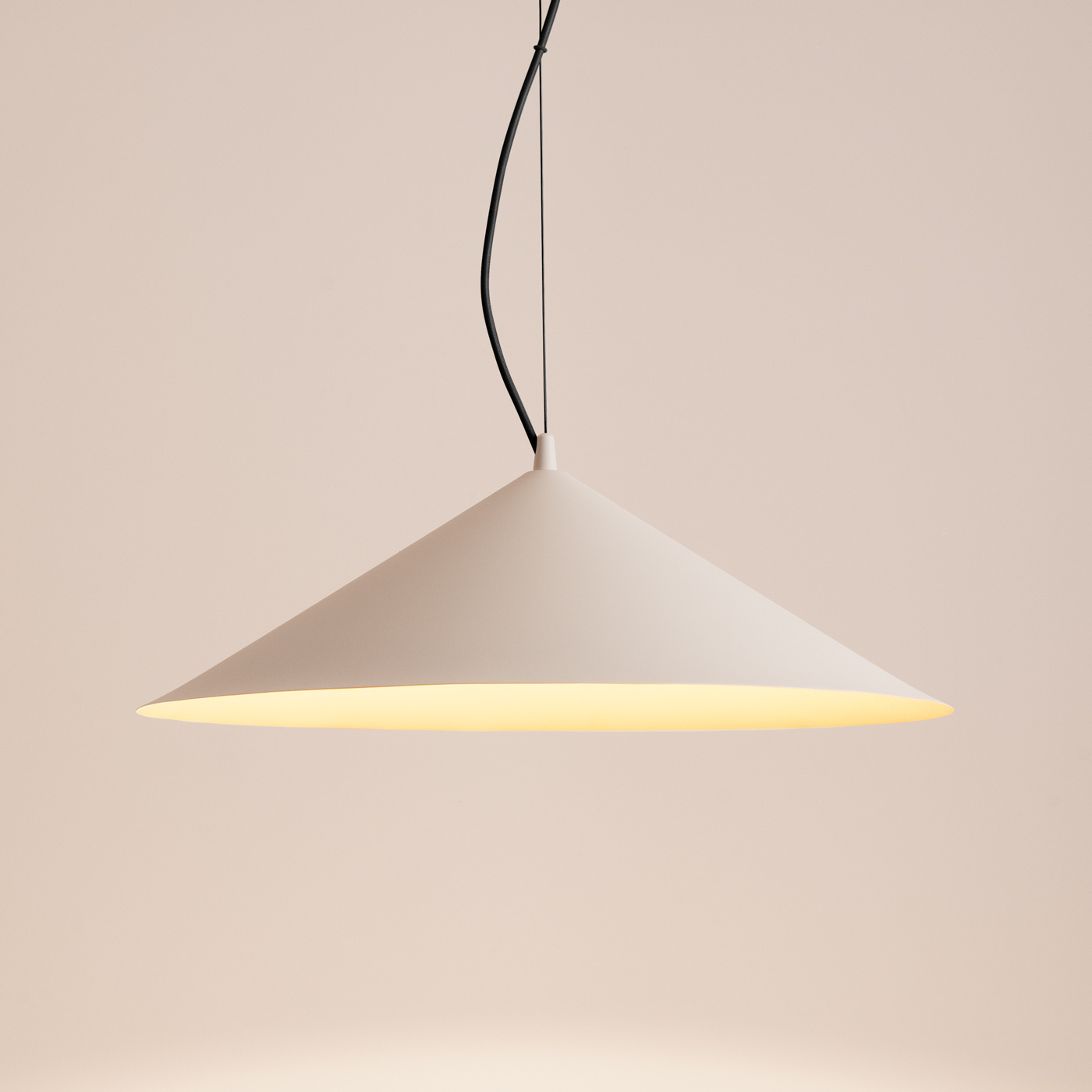 Lampa wisząca FINT beżowa LED 3000K - obrazek 5