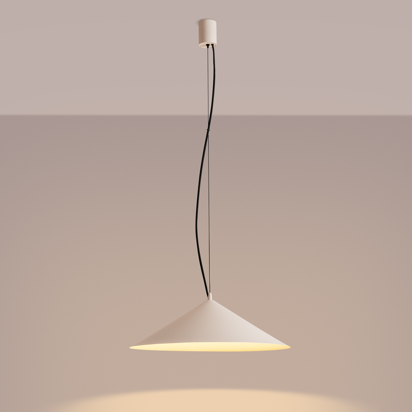 Lampa wisząca FINT beżowa LED 3000K - obrazek 10