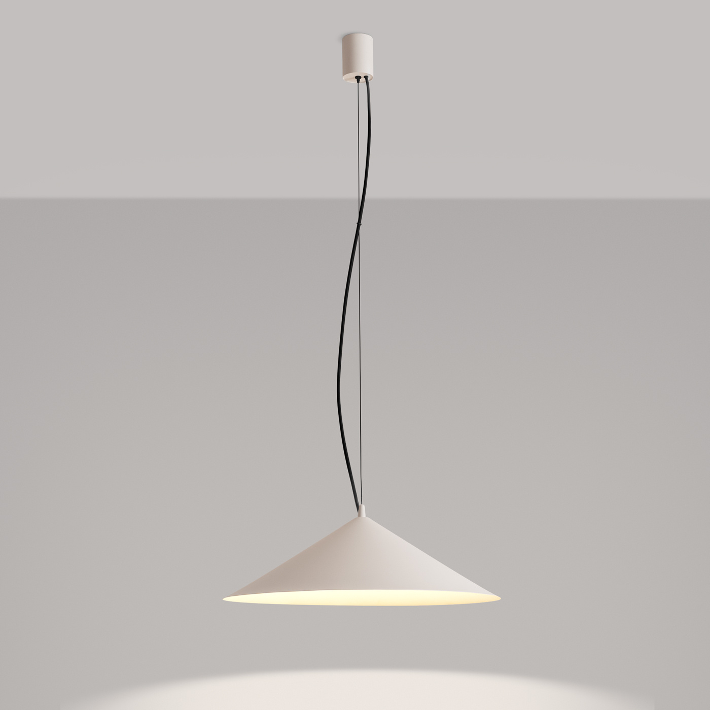 Lampa wisząca FINT beżowa LED 4000K - obrazek 10