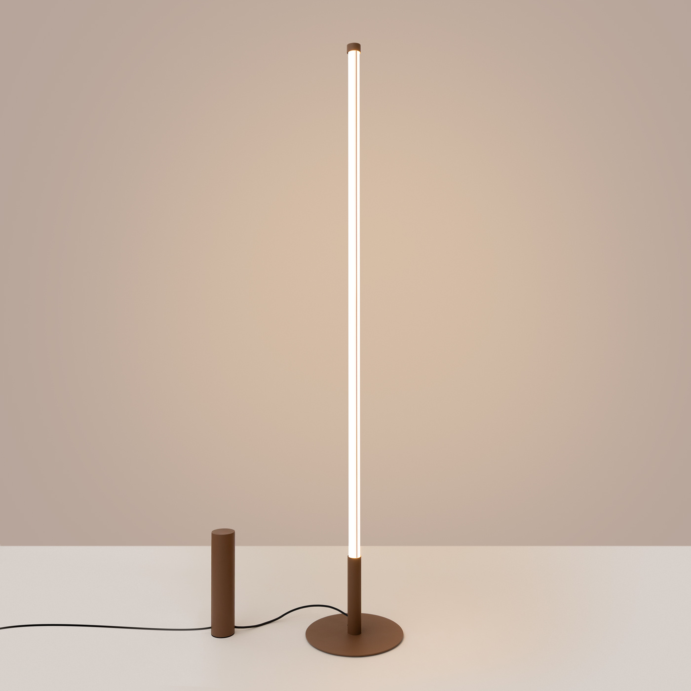 Lampa podłogowa TRANG brązowa 3000K - obrazek 4