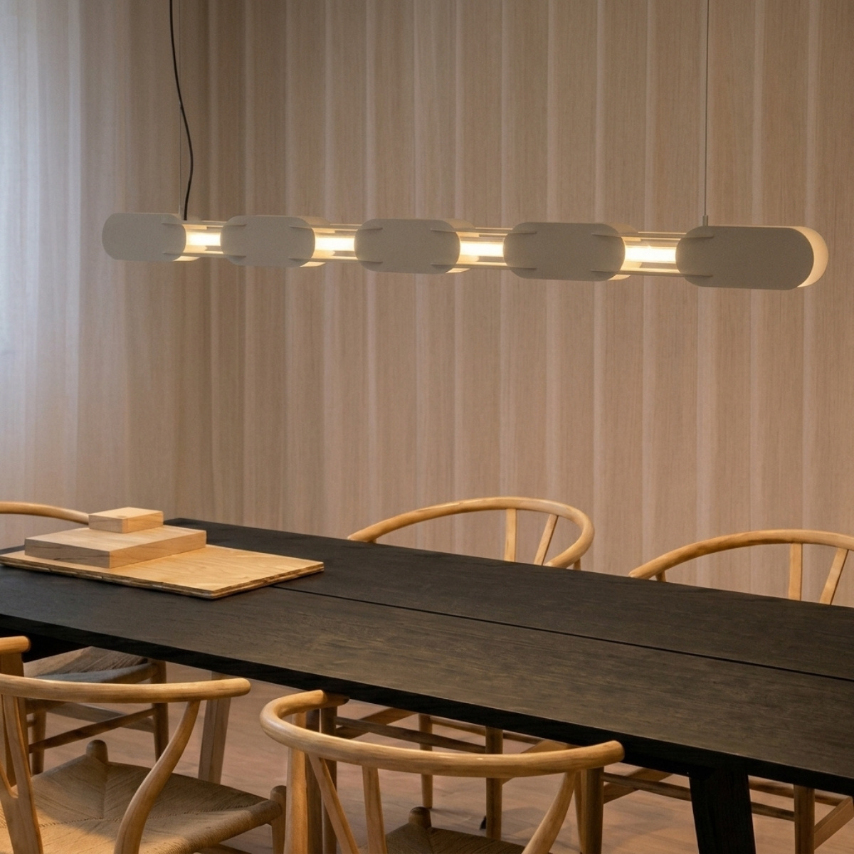 Lampa wisząca CHAIN 158 beżowa LED 3000K - obrazek 11