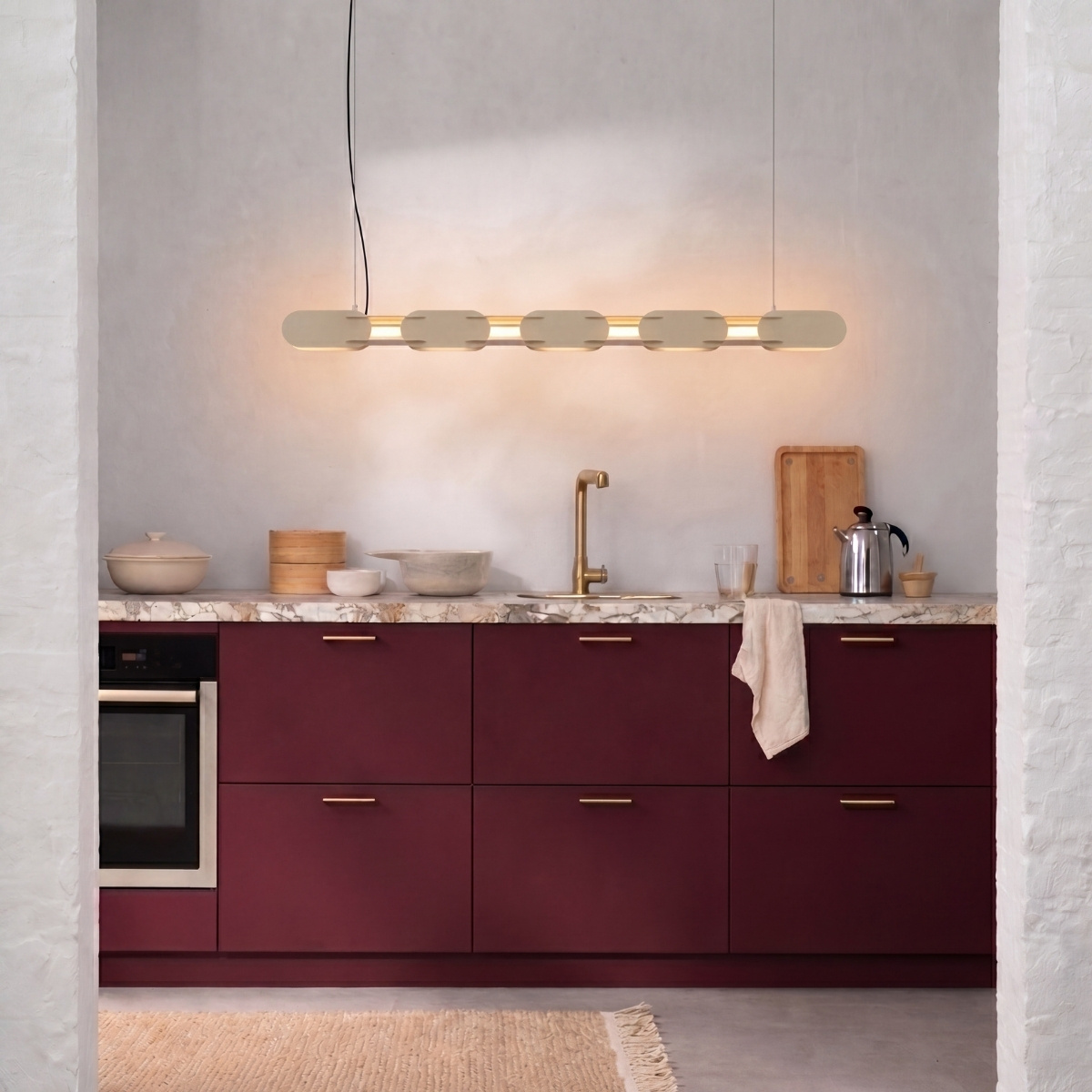 Lampa wisząca CHAIN 158 beżowa LED 3000K - obrazek 12