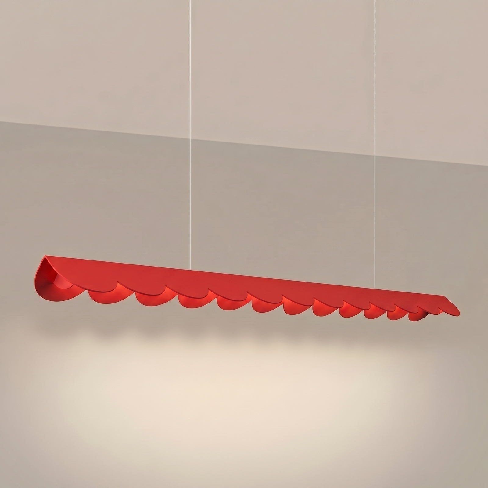 Lampa wisząca BISCUIT 130 czerwona LED 3000K - obrazek 4