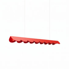 Lampa wisząca BISCUIT 100 czerwona LED 3000K