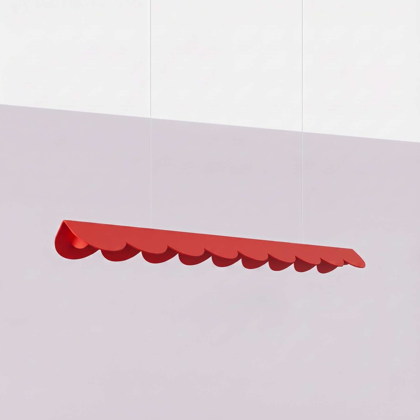 Lampa wisząca BISCUIT 100 czerwona LED 3000K - obrazek 3