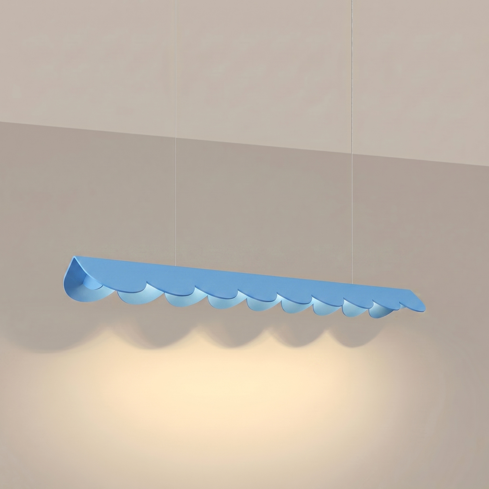 Lampa wisząca BISCUIT 100 błękitna LED 3000K - obrazek 4