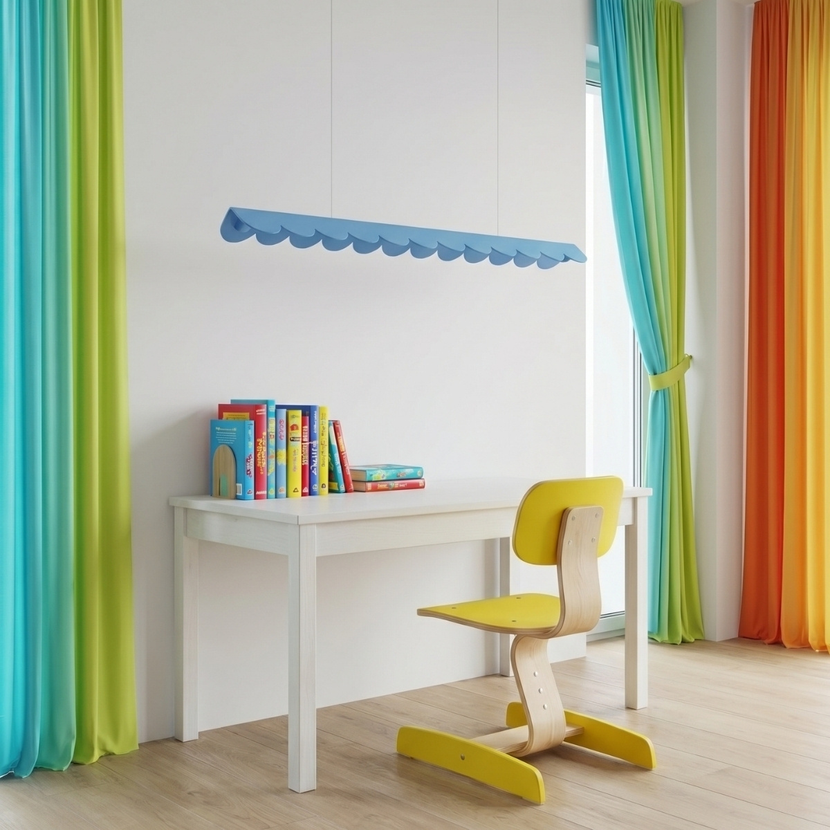 Lampa wisząca BISCUIT 100 błękitna LED 3000K - obrazek 14