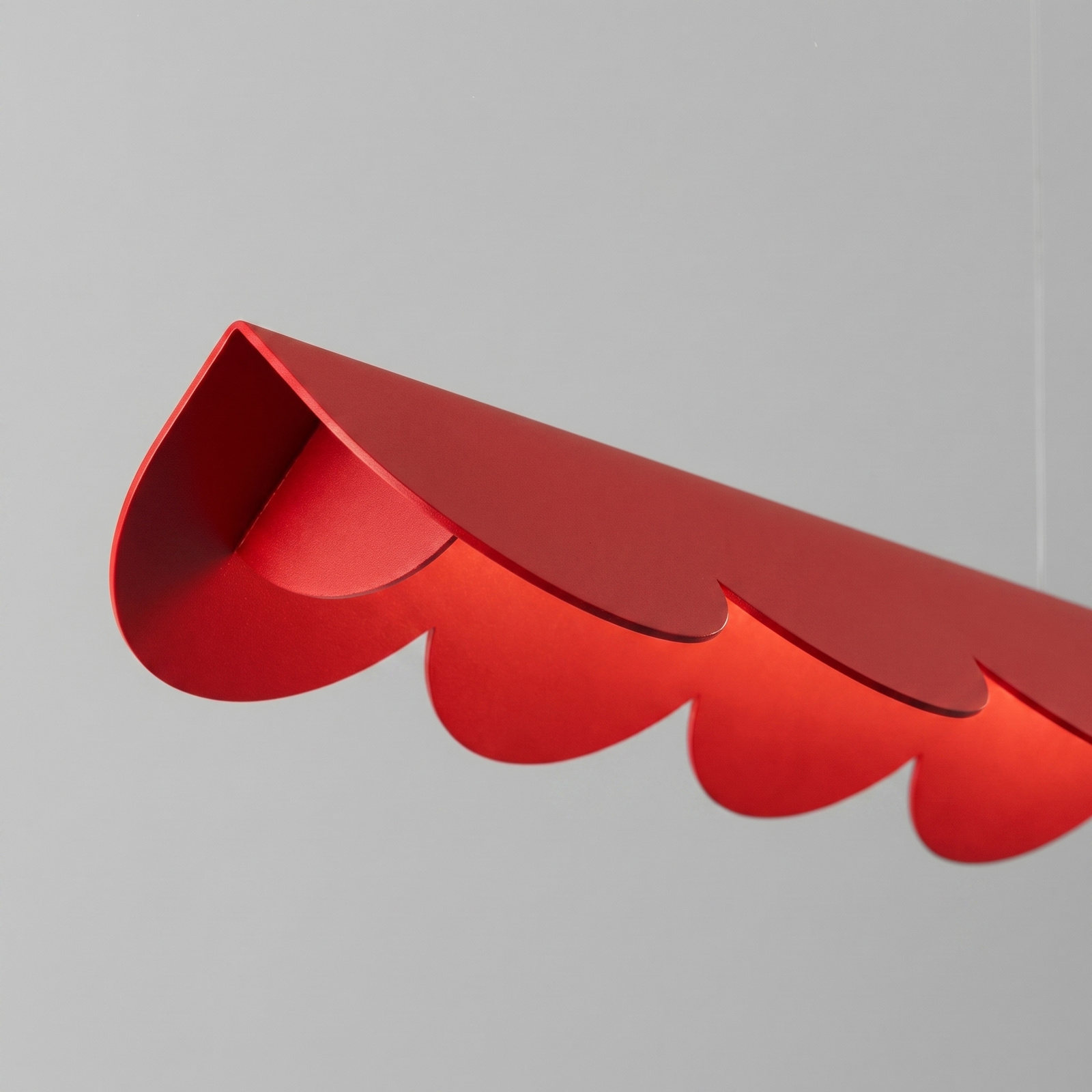 Lampa wisząca BISCUIT 100 czerwona LED 4000K - obrazek 5