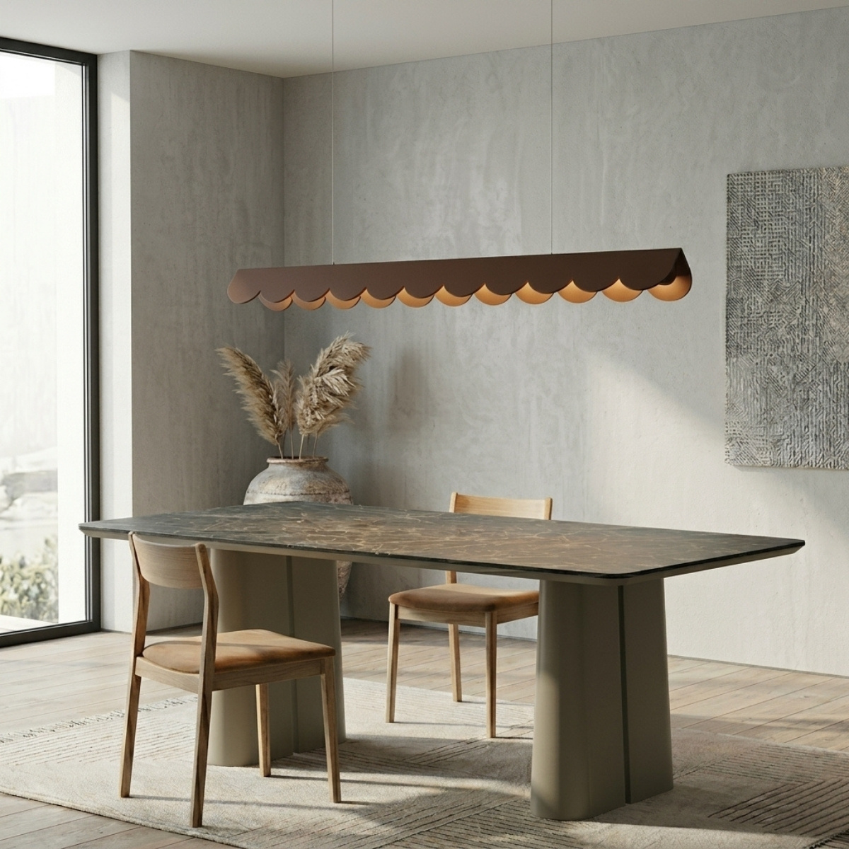 Lampa wisząca BISCUIT 100 brązowa LED 4000K - obrazek 14