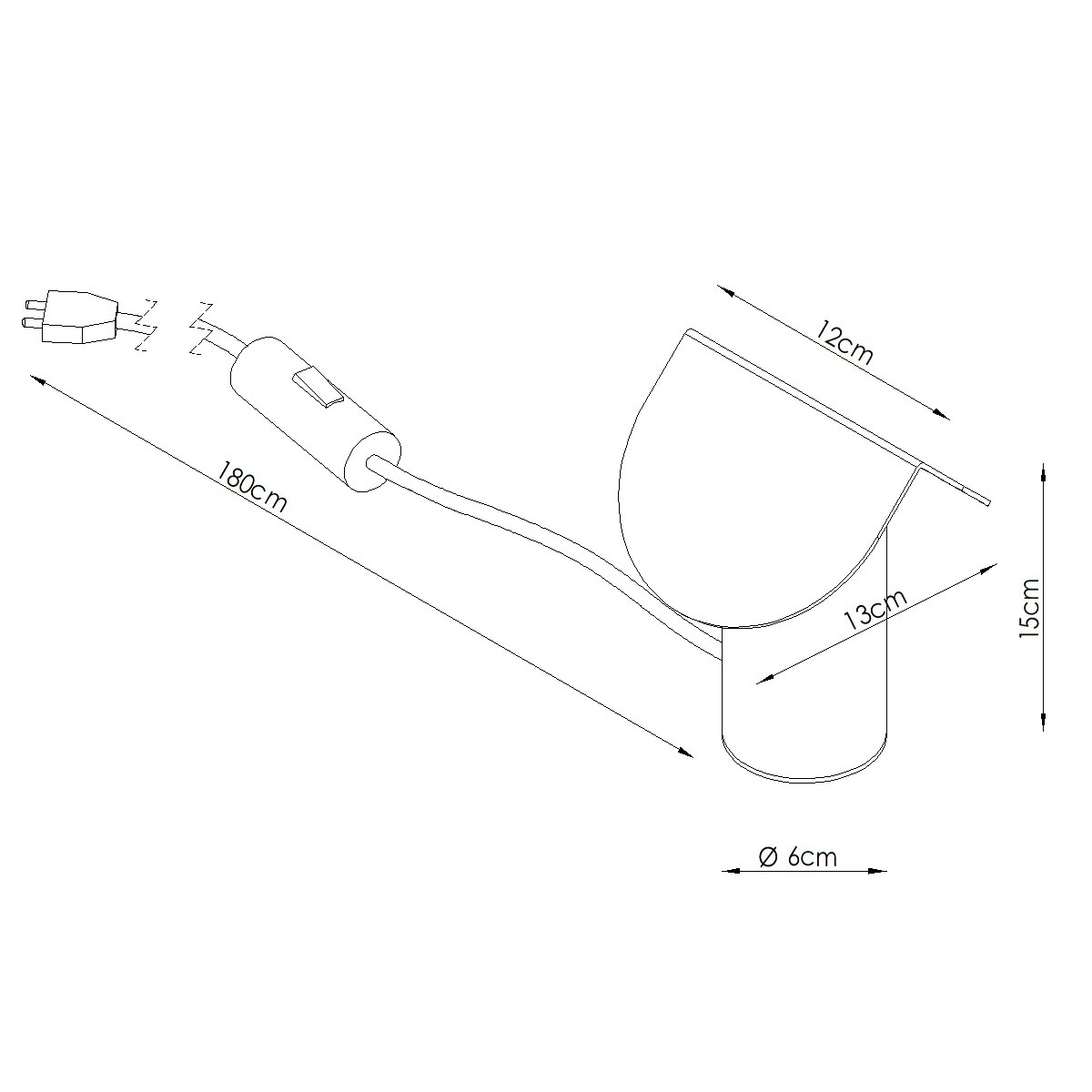 Lampa biurkowa BISCUIT czerwona LED 3000K - obrazek 9