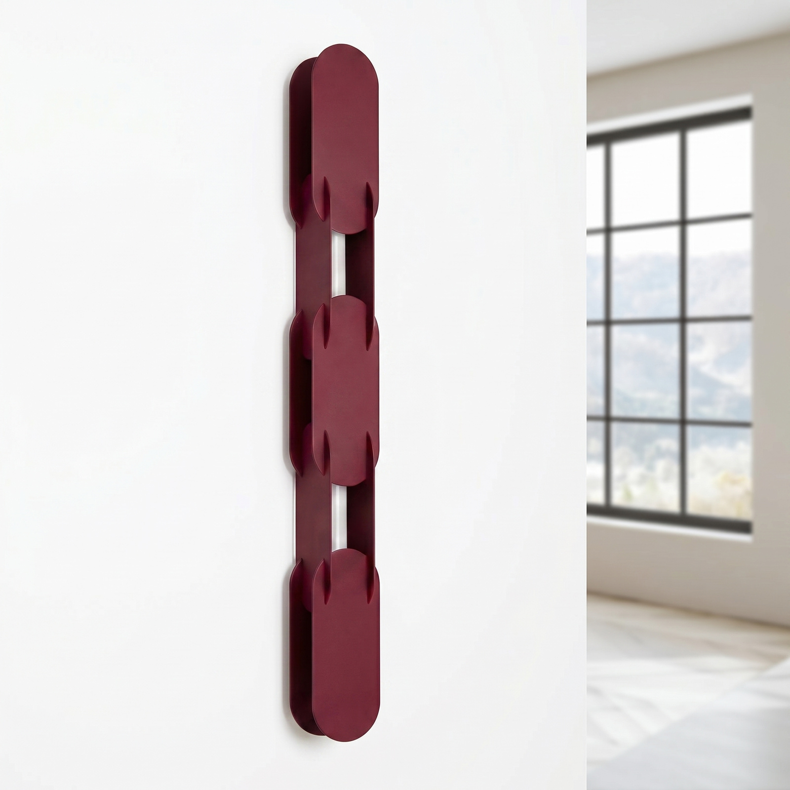 Kinkiet CHAIN 91 burgund LED 3000K - obrazek 3