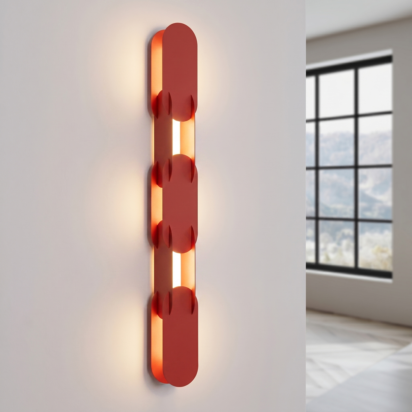 Kinkiet CHAIN 91 czerwony LED 3000K - obrazek 4