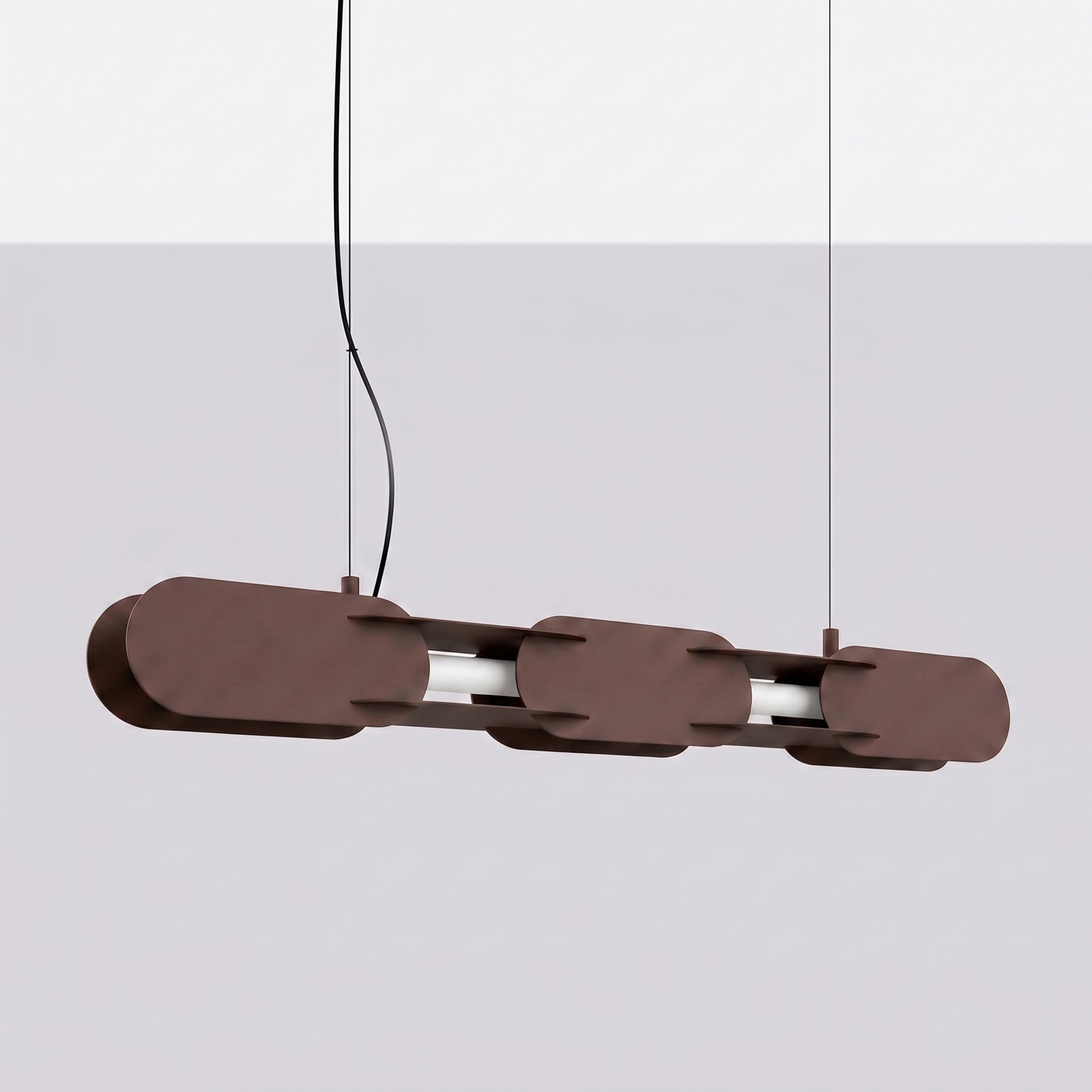 Lampa wisząca CHAIN 91 brązowa LED 3000K - obrazek 3