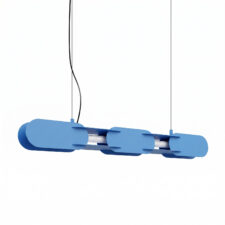 Lampa wisząca CHAIN 91 błękitna LED 3000K