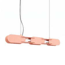 Lampa wisząca CHAIN 91 brzoskwiniowa LED 3000K